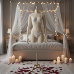 Ivory Blossom 3D Floral Appliqué Intimate Set