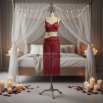 Ruby Sheer Chain Detail Skirt Set