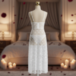 Romance Sheer Heart Maxi Dress - Image 2