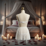 Ivory Blossom Sheer Babydoll Set - Image 2