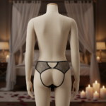 Shadow Flora Sheer Embroidered Mesh Brief - Image 3