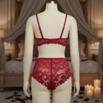 Scarlet Whisper Lace Lingerie Set - Image 2