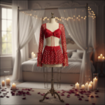 Scarlet Heart Sheer Skirt Set