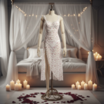 Blush Bloom Sheer Ruched Slip Dress