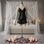 Desire Lace Satin Sleep Set - Image 3