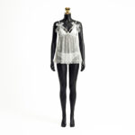 بيبي دول شفاف بفيونكة بلون “آيفوري دريم”